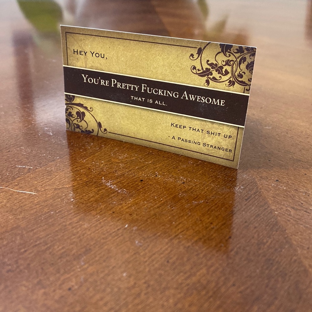 Act of Kindness Cards (you’re awesome business card) - 10count